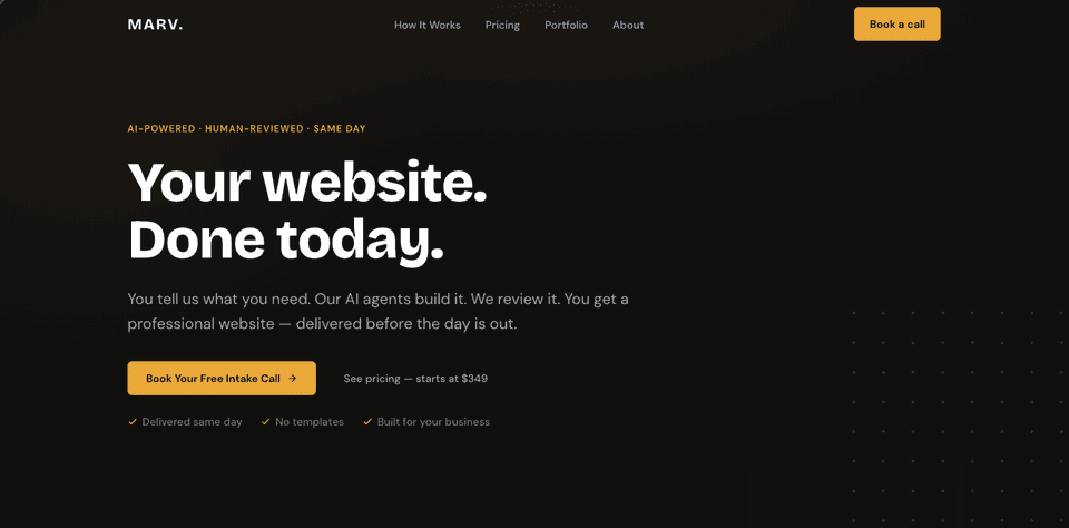 Built by Marv screenshot